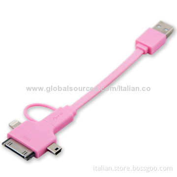 Multifunction USB Charging Sync Date Cable for iPhone 4/5/Samsung, OEM Orders Accepted